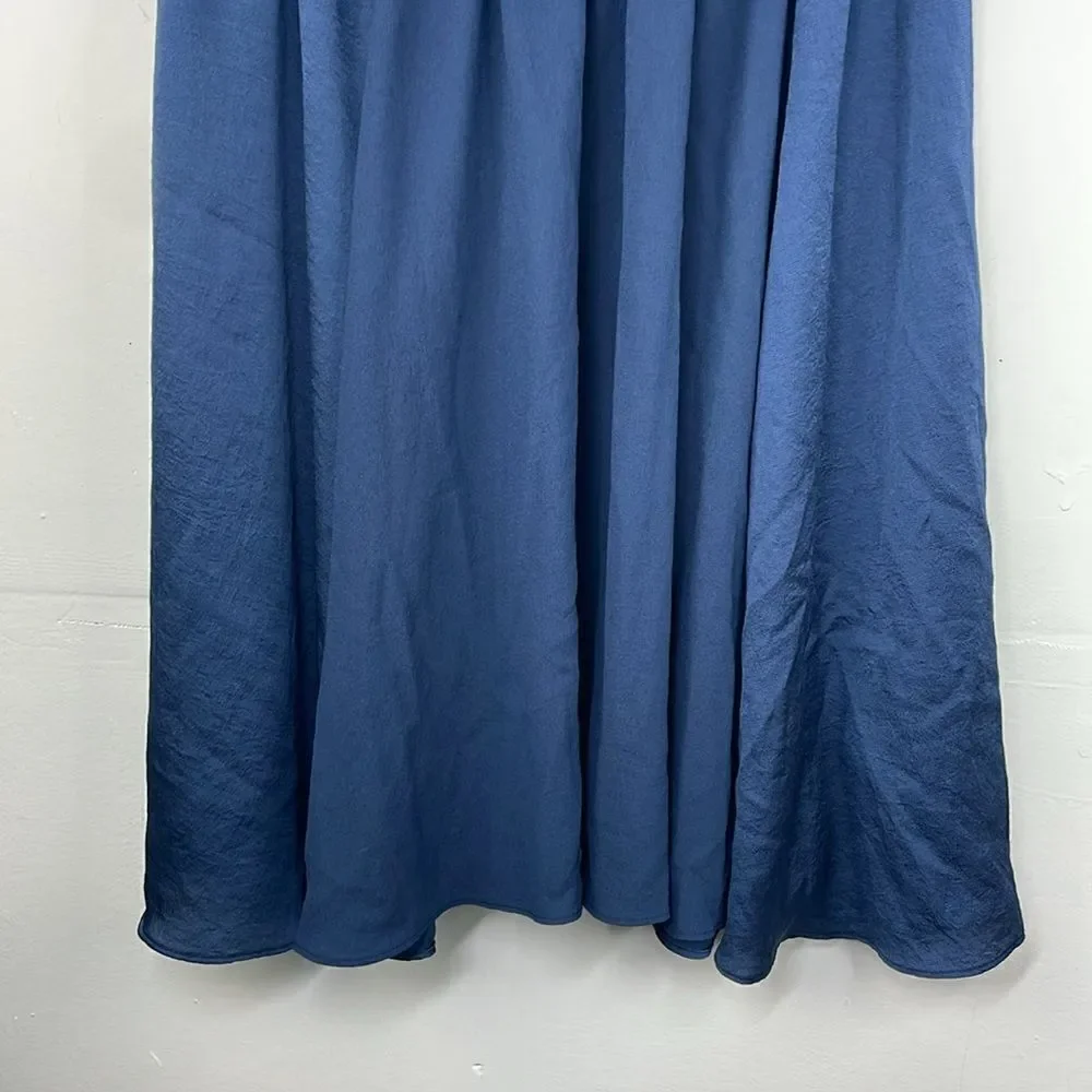 Zara Basics Dark Blue A line skirt size XS